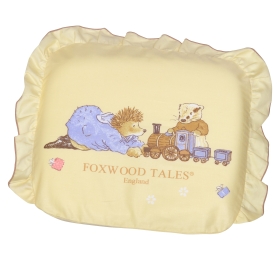 精梳棉造型枕枕套-黃